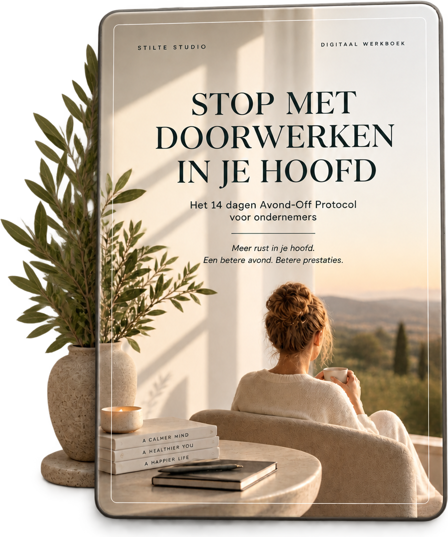 Stop met doorwerken in je hoofd — het 14-dagen Avond-Off protocol voor ondernemers